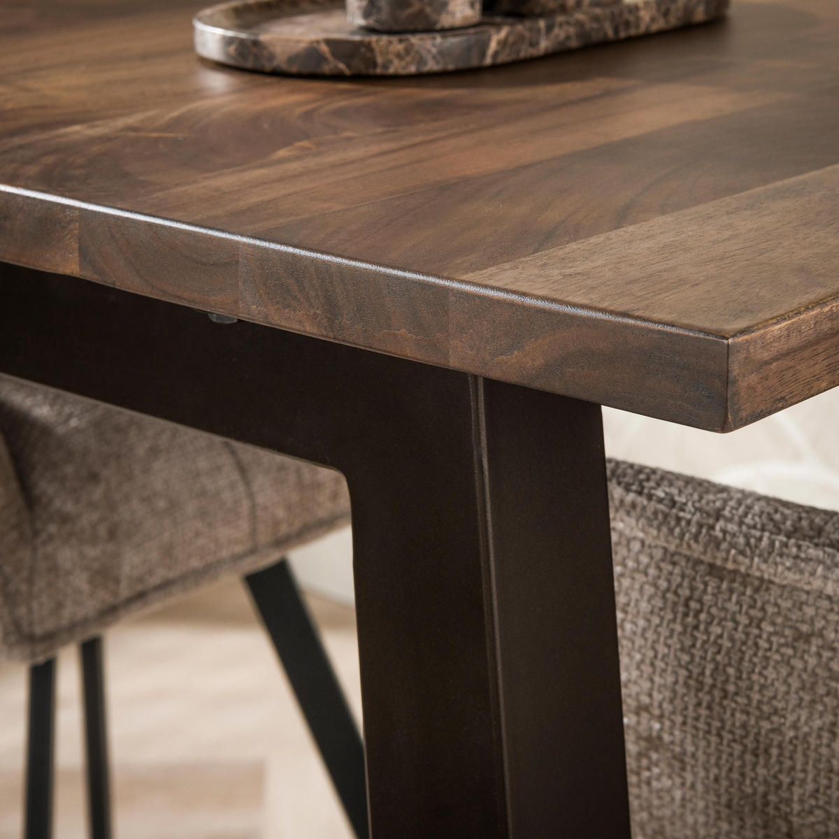 BARTISCH Edge Braun 80/147/92 cm - Braun, Holz (80/147/92cm) - Hoyz Collection