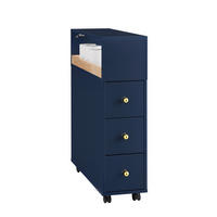 NISCHENWAGEN Blau - Blau, Holz/Holzwerkstoff (23/83/65cm) - SoBuy