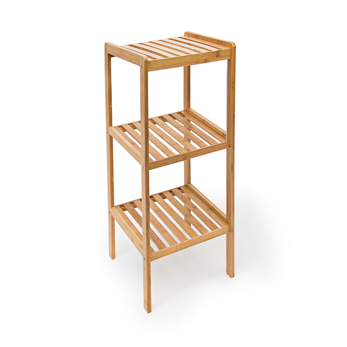BADREGAL - Hellbraun, Holz (33/79/33cm) - Relaxdays