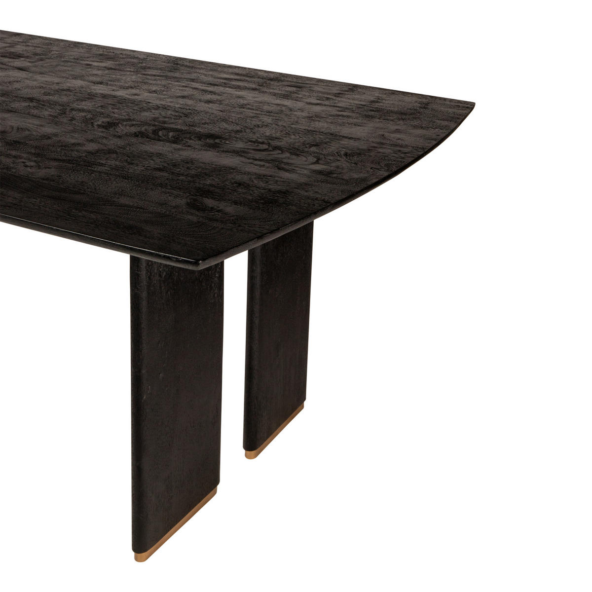 ESSTISCH Liber Schwarz 280/110/77cm - Schwarz, Metall (280/110/77cm) - PTMD Collection