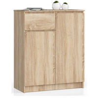 KOMMODE Eiche Sonoma 99/80/40 - Sonoma Eiche, Holzwerkstoff (80/99/40cm) - RAUMHIRSCH FURNITURE