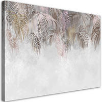 WANDBILD palmenblätter - Grau, Textil (60/40cm) - Feeby