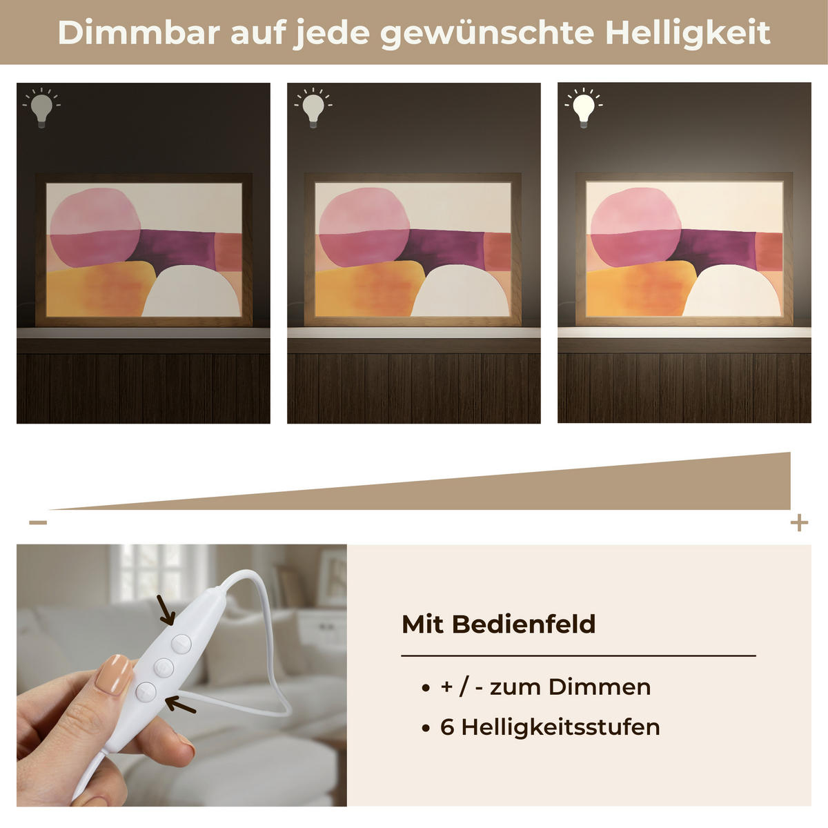 NÁSTĚNNÁ LAMPA Tvary - abstraktní - barevné 30x20 cm - růžová, kompozitní dřevo (30/20/8cm) - OnlyWow
