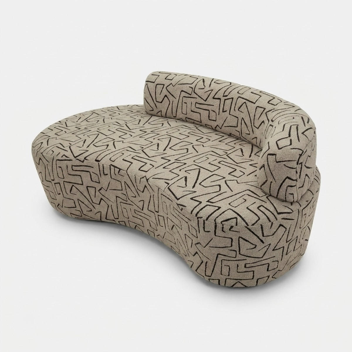 3-SITZER Sofa polyester Nairobi - - Multicolor, Holzwerkstoff/Kunststoff (176/69/91.5cm) - Pasmara
