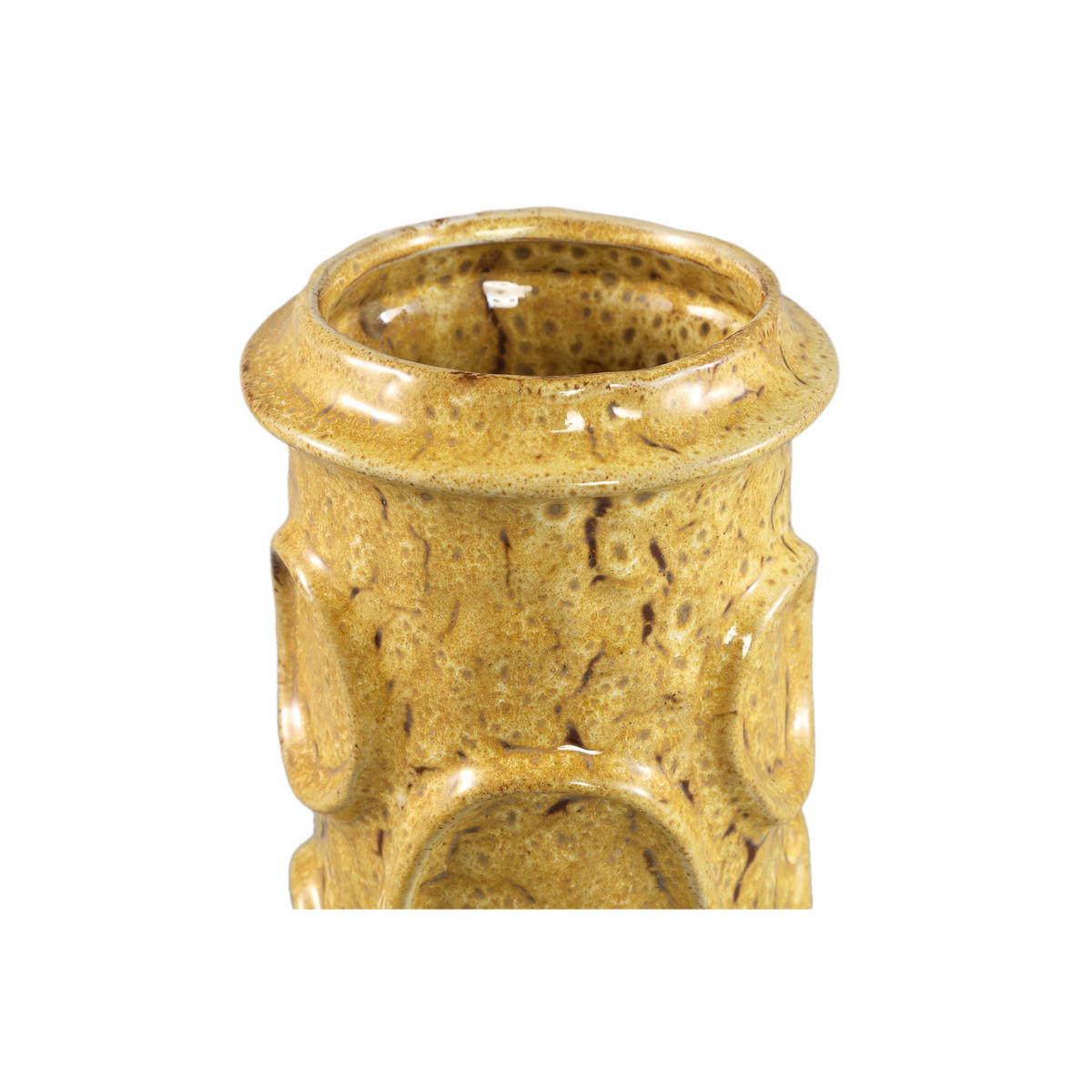 TOPF Gregorie Gelb 12/12/24.5cm - Gelb, Keramik (24.5cm) - PTMD Collection