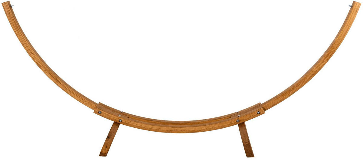 HÄNGEMATTENGESTELL Holz Natura - Eukalyptusholzfarben, Holz (118/318/122cm) - CLP