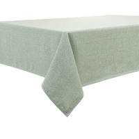 TISCHDECKE Grün 90 x 90 cm wasserabweisend Leinenoptik - Grün, Textil (90/90/1.5cm)