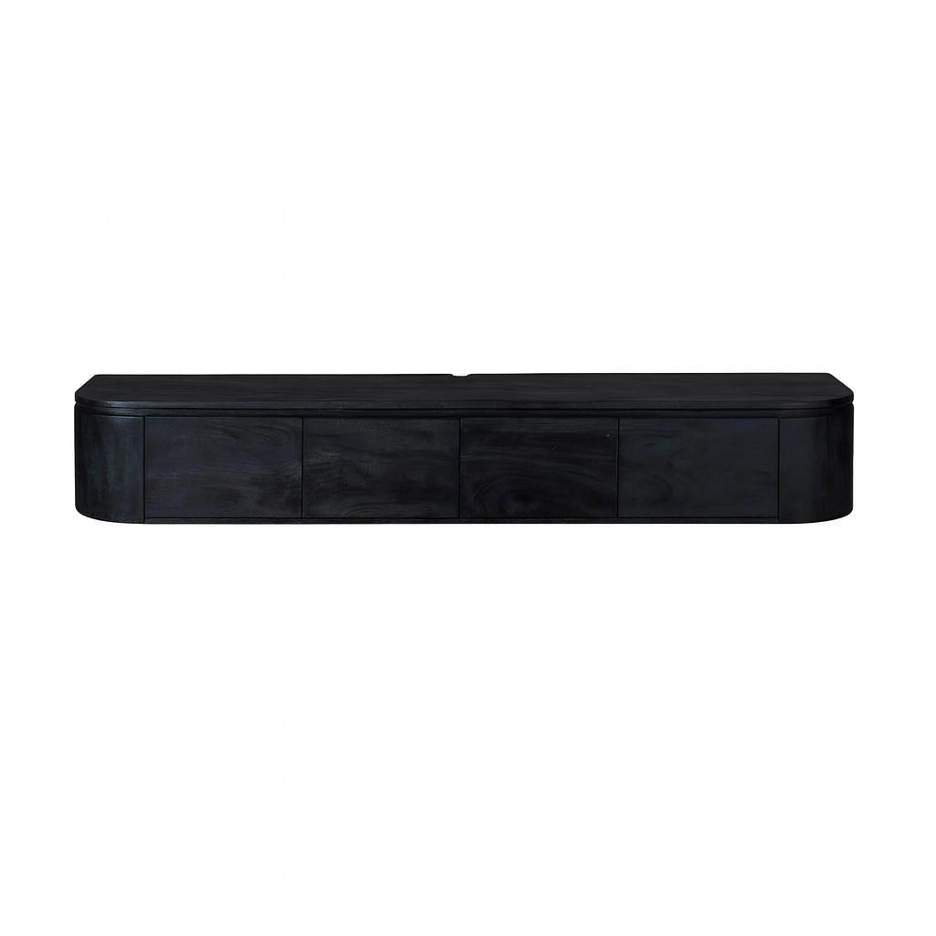 TV-MÖBEL Excellent Schwarz 35/160/45 cm - Schwarz, Holz (160/45/35cm) - Starfurn