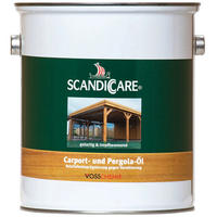 SC SCANDICCARE Carport- und Pergola Öl 3 Liter - Ahornfarben, Metall (1/1/1cm) - Scandiccare