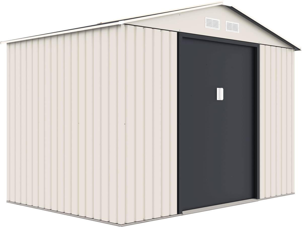 METALL-GARTENHAUS nebraska beige - Beige, Metall (277/202/191cm) - Habitat Garten