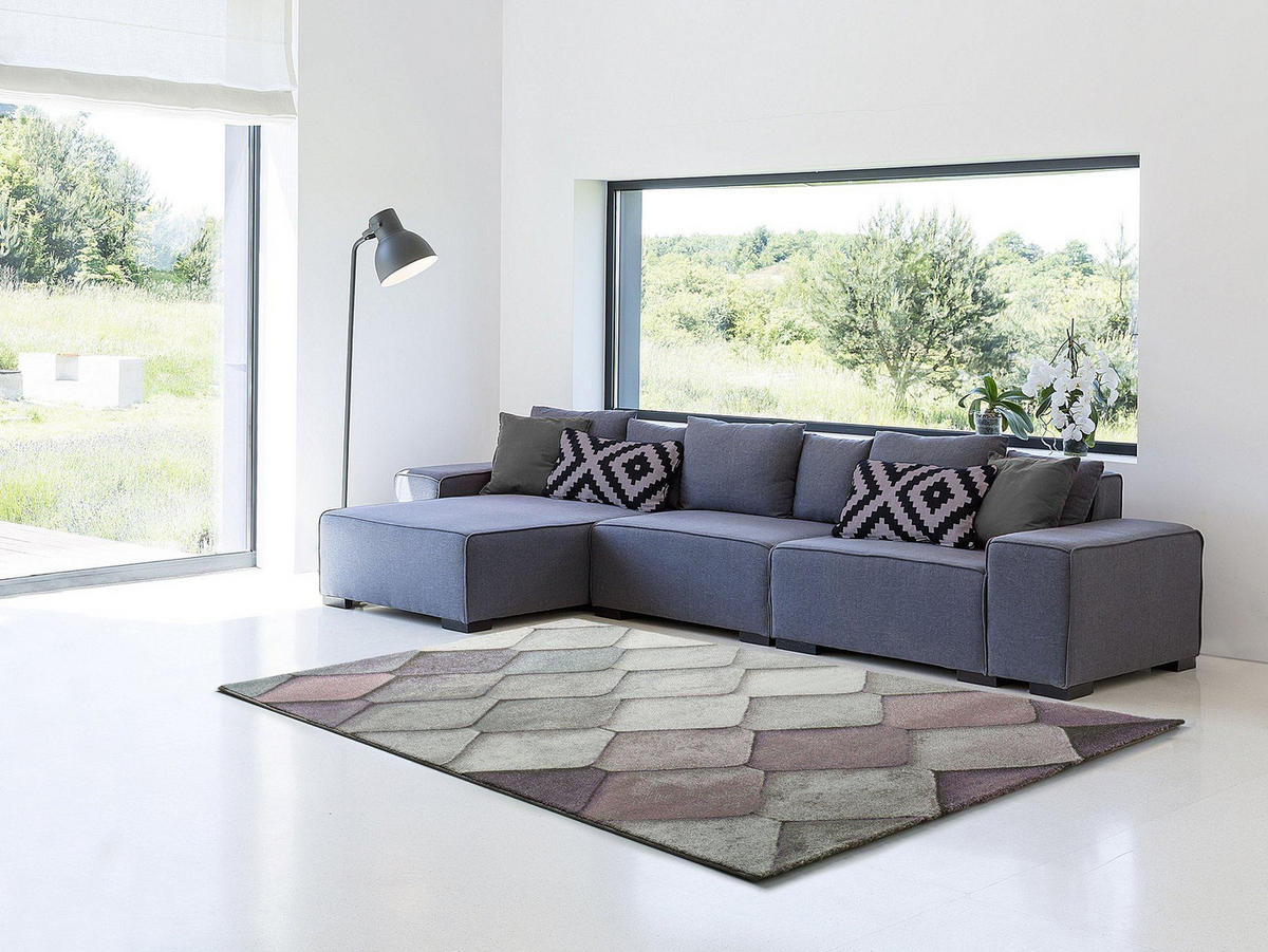 WEBTEPPICH Mehrfarbig Mubis 160/230 cm - Multicolor, Naturmaterialien/Textil (160/230cm) - Atticgo