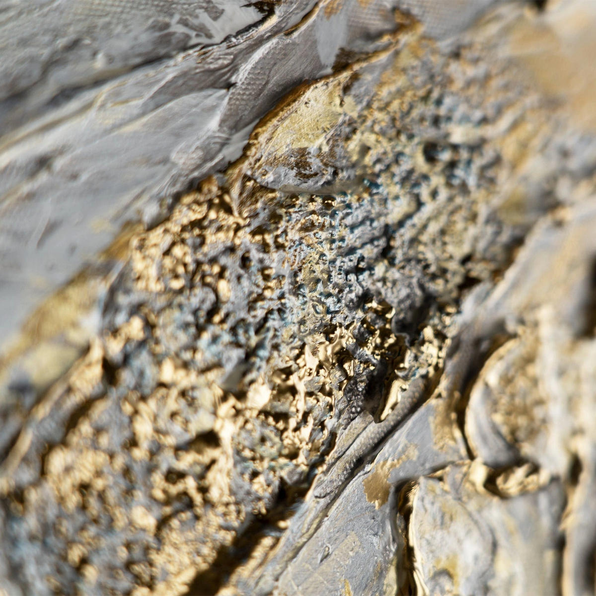 GEMÄLDE Abstrakte Muster Schattenfugenrahmen Grau 300x140 3-teilig - Grau, Holz (300/140cm) - YS-art gallery