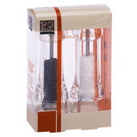 MÜHLENSET Toul 16cm Pfeffer- & Salzmühle Acryl Stahlmahlwerk - Transparent, Kunststoff (11/16/5.5cm) - PEUGEOT
