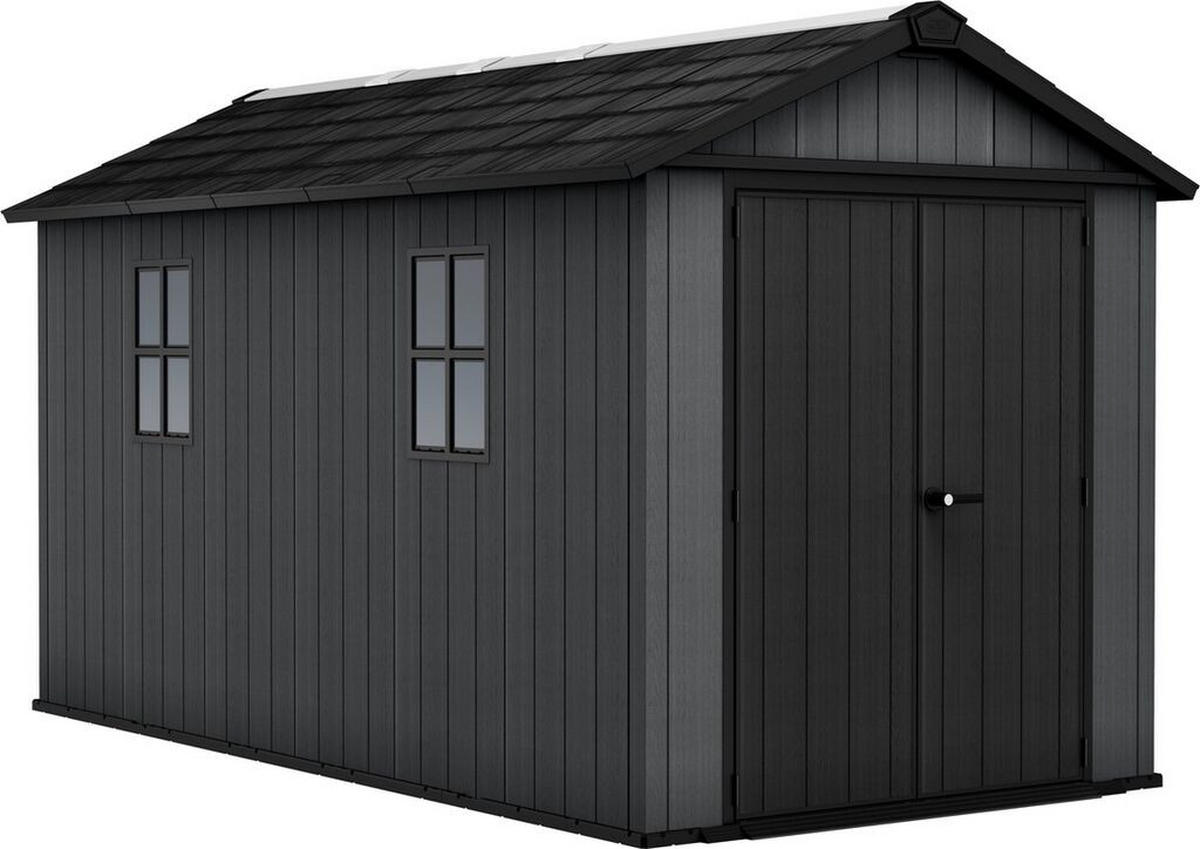 GARTENHAUS Newton - Grau, Kunststoff (230/246/413cm) - Keter