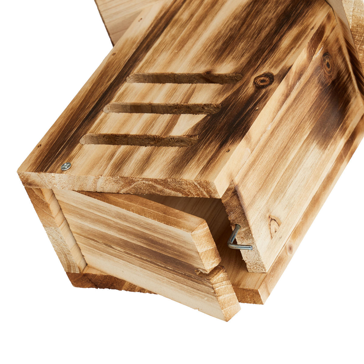 MARIENKÄFERHAUS - Hellbraun, Holz (17/22/10cm) - Relaxdays