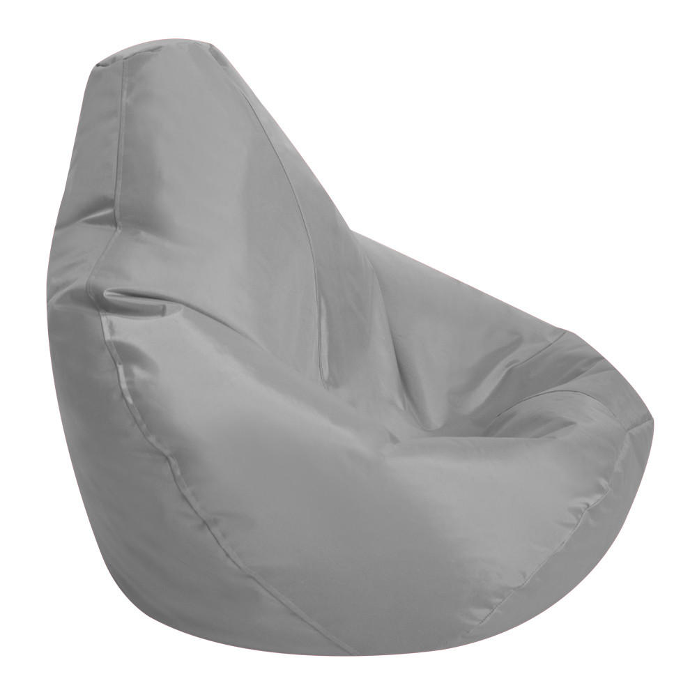 OUTDOORSITZSACK Liegestuhl für Kinder - Grau, Kunststoff (69/59/65cm) - Veeva