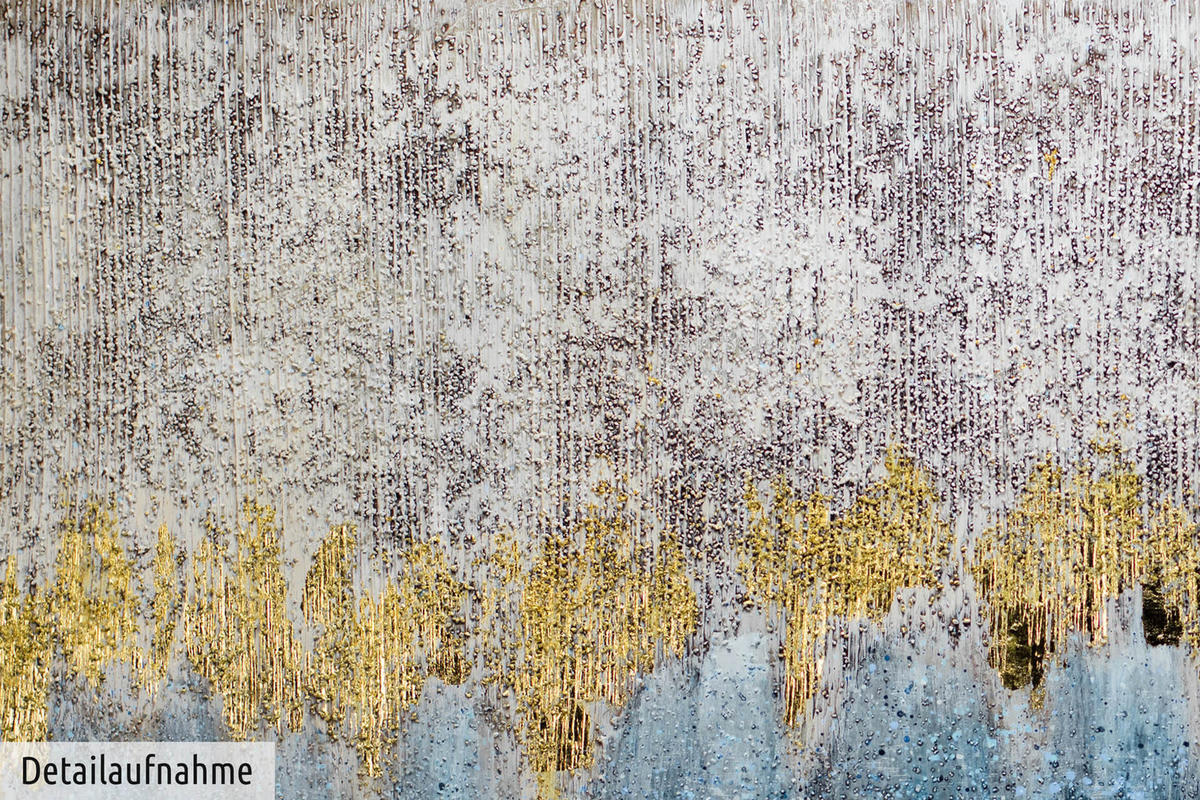 ÖLGEMÄLDE 140/70 cm - Blau/Grau, Holz/Textil (2.52/70cm) - KUNSTLOFT