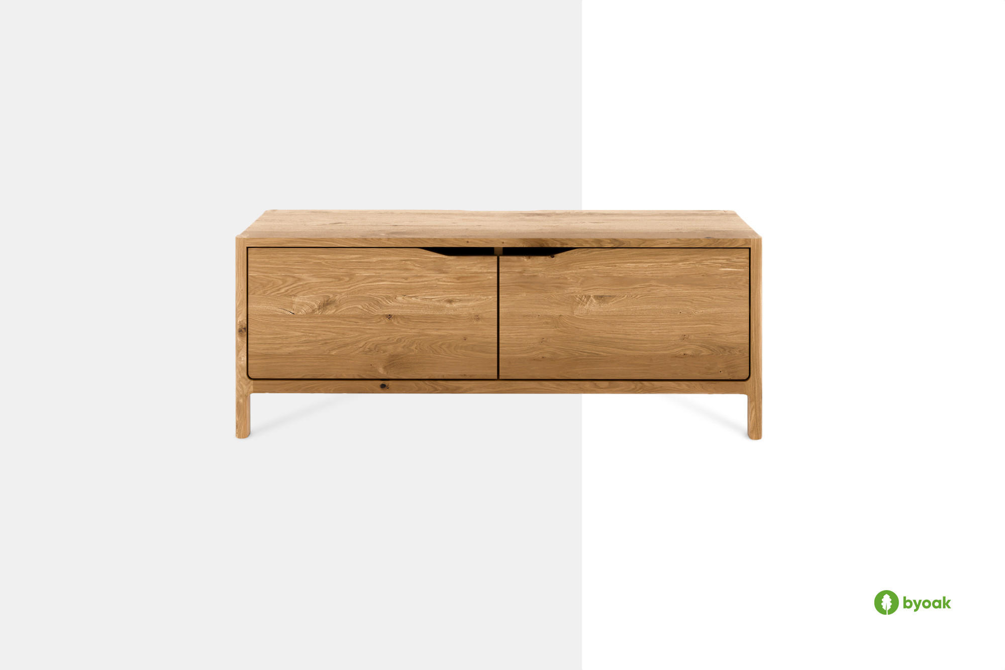 TV-SCHRANK PAUL Kernbuche - Kernbuche, Holz (111/48/50cm) - byoak