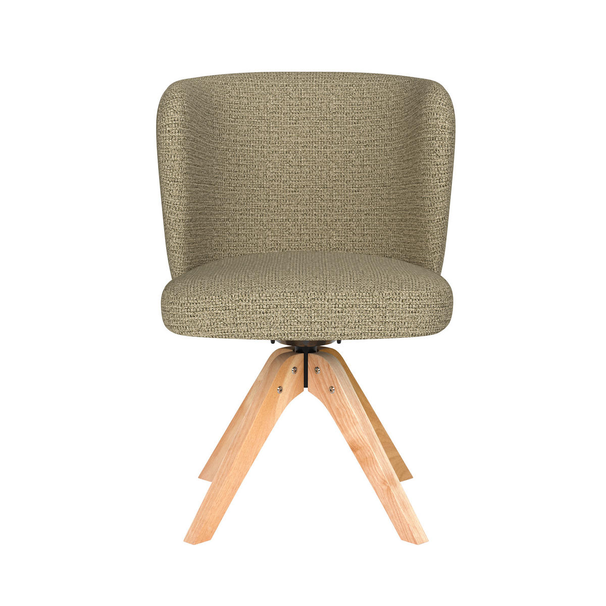 ESSZIMMERSTUHL Stan - Grün - 57/53/82 cm - Grün, Textil (53/82/57cm)