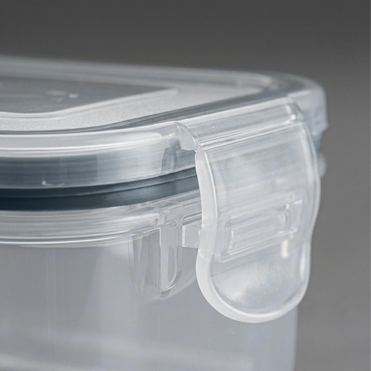 FRISCHHALTEDOSE Transparent 19-tlg.-Set luftdicht - Transparent, Kunststoff - Relaxdays