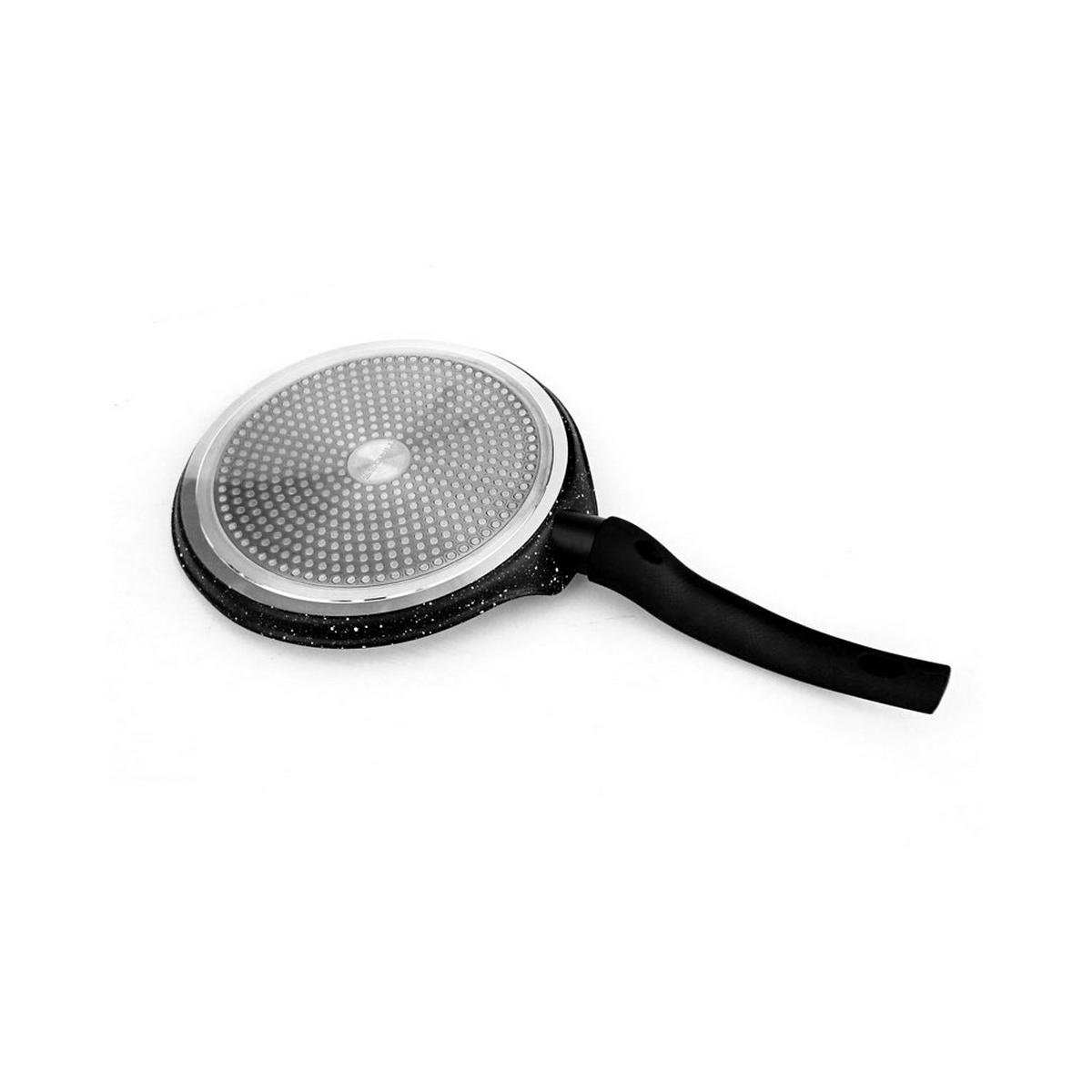 CRÊPEPFANNE Schwarz 45/24/2 cm TS1270 - Schwarz, Metall (24cm) - Tiross 