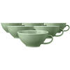 TEETASSEN Beat Color Glaze Salbeigrün 140 ml 6er Set - Grün, Keramik (0.14L) - Seltmann Weiden
