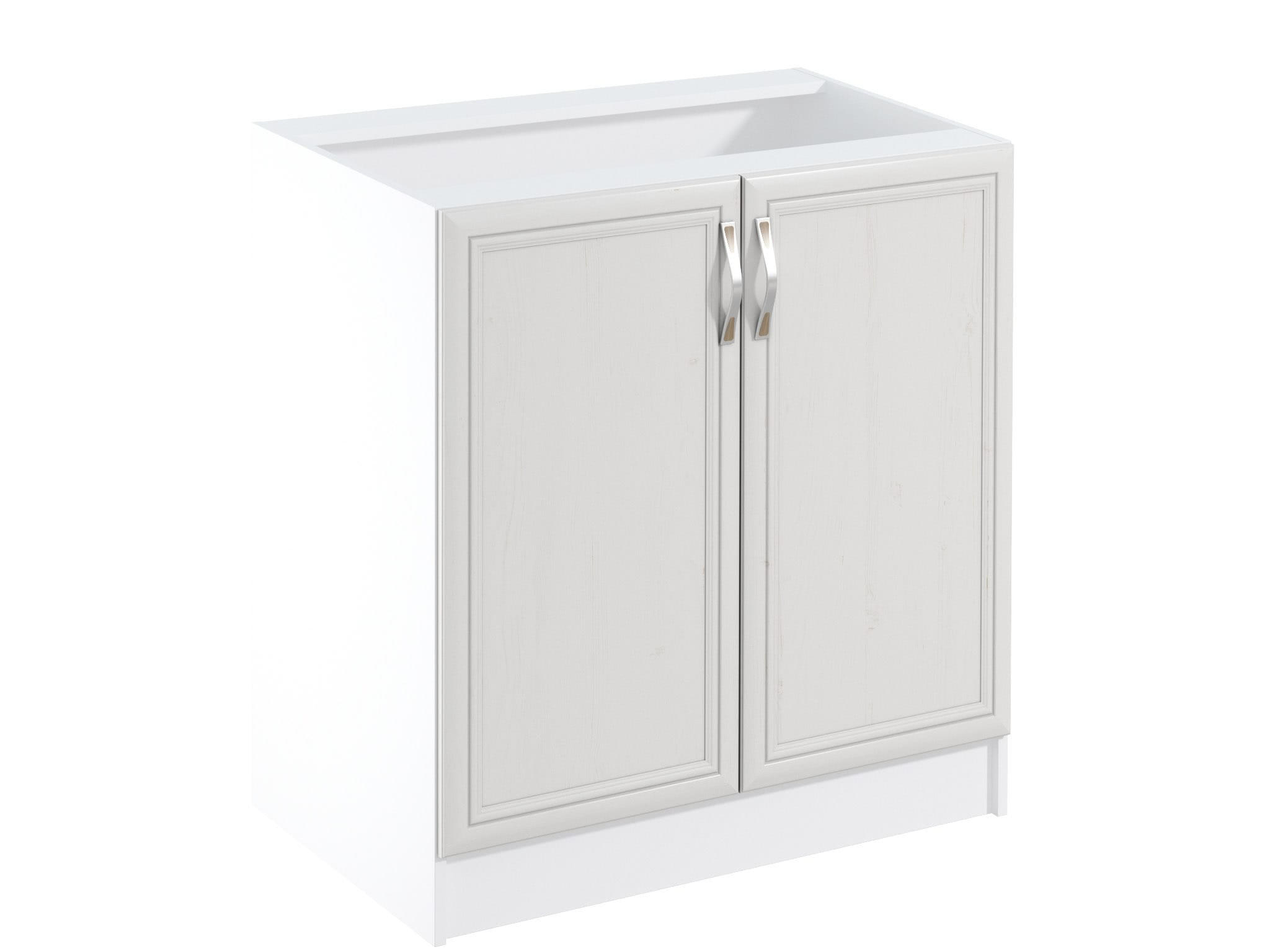 UNTERSCHRANK D80 – Sycylia Weiß – Weiß / Creme - Creme/Weiß, Holzwerkstoff (80/82/47cm) - ROYAL24_MARKT
