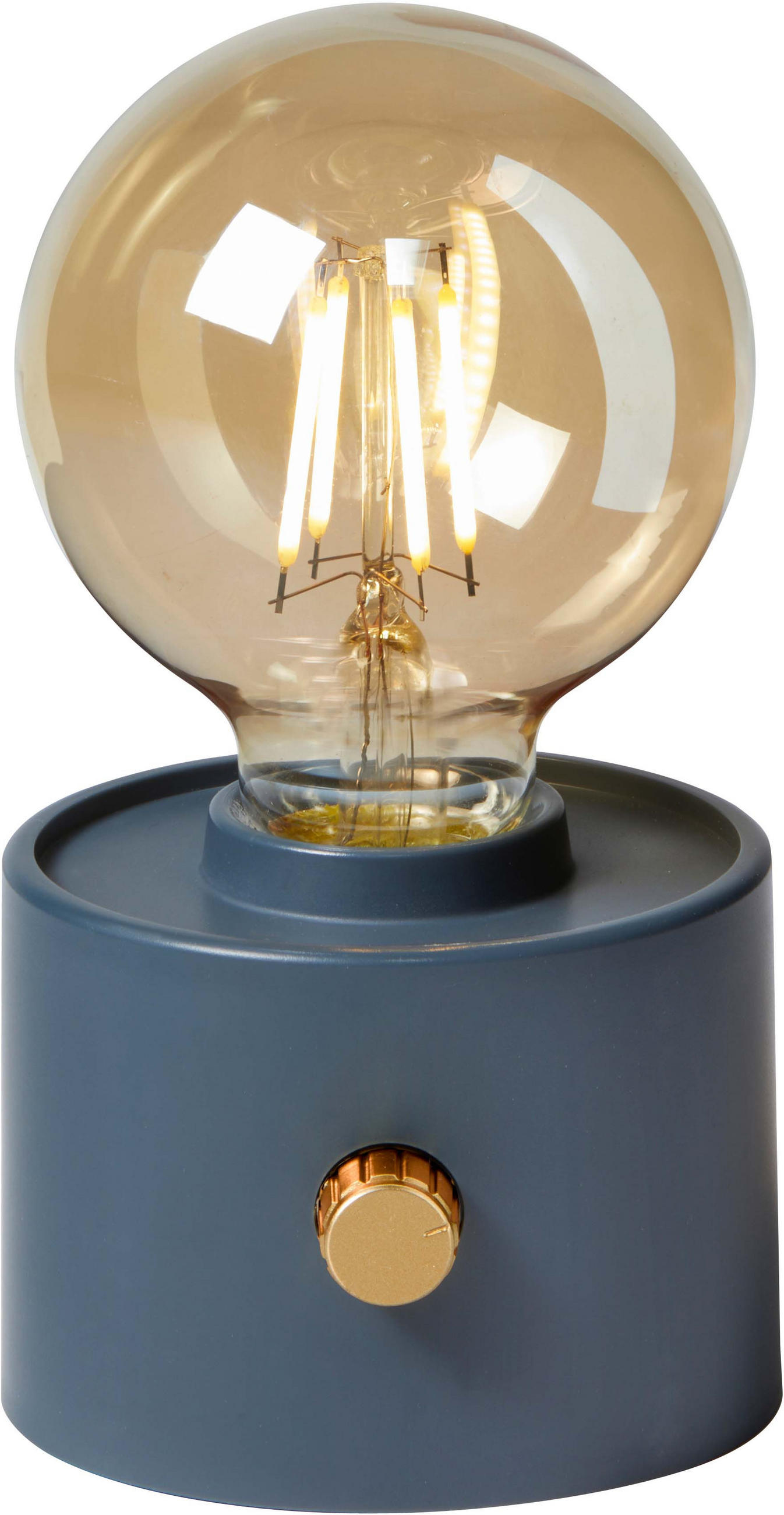 LED-TISCHLAMPE Vintage Edison dimmbar 10x9x16cm Anthrazit - Anthrazit, Kunststoff (10/8.7/16cm) - Northpoint