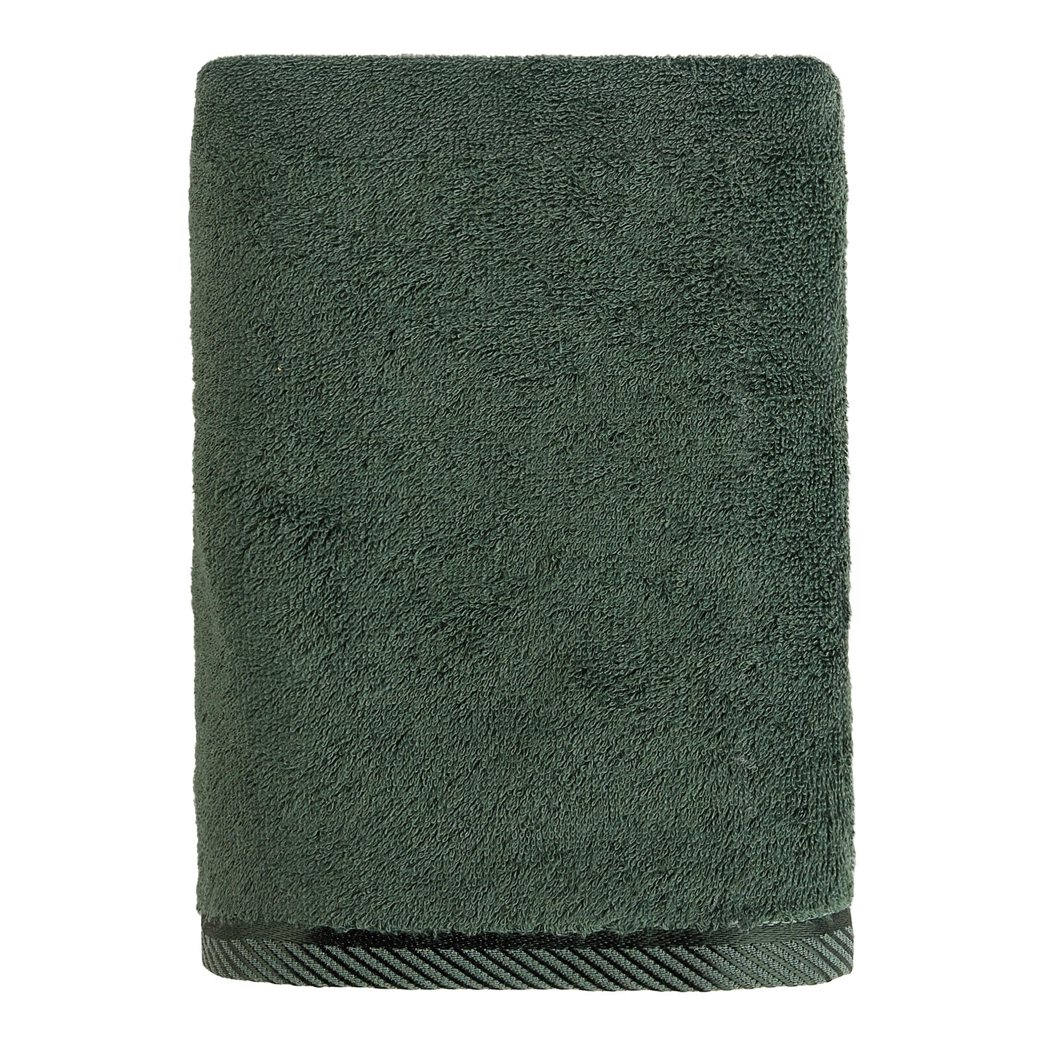 BADETUCH Bambo - Dunkelgrün, Textil (50/90cm) - home&you