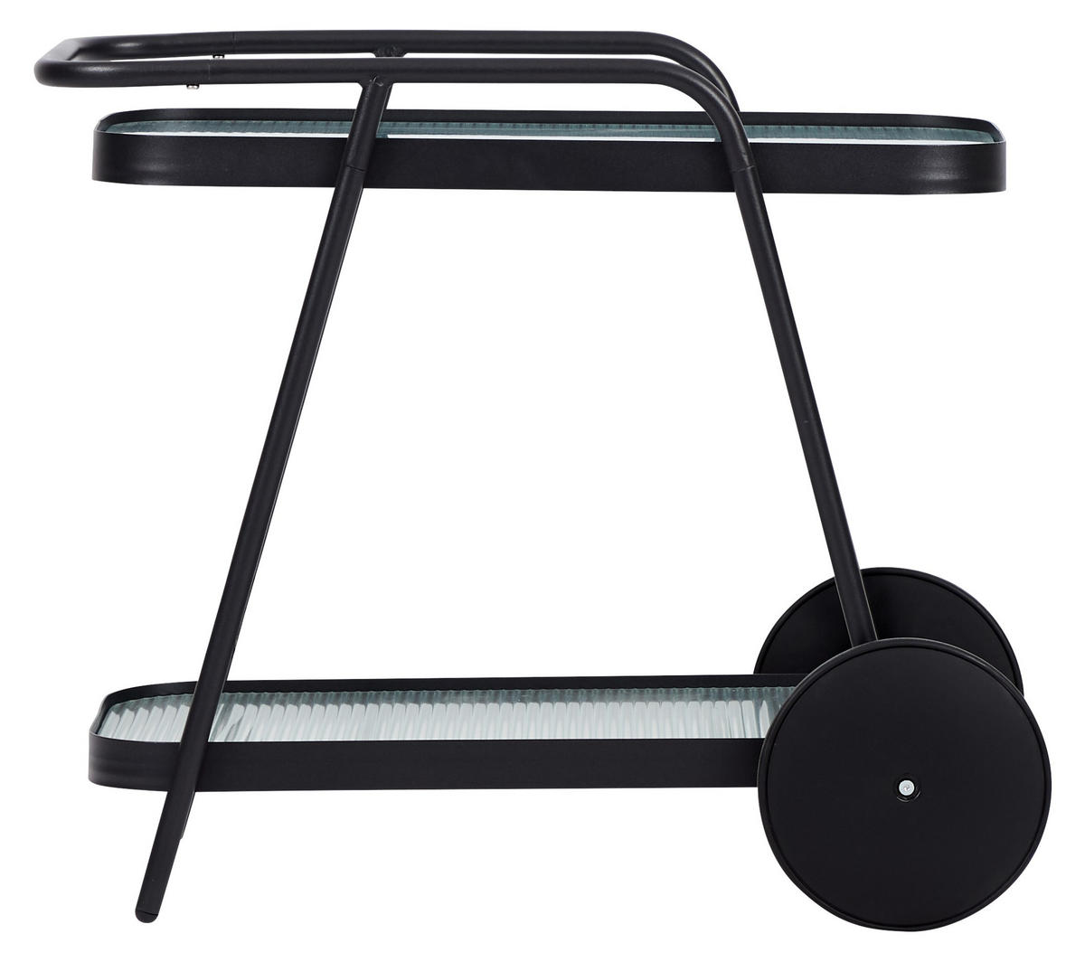 SERVIERWAGEN, Steam, Schwarz, Metall, 73 x 70 x 43 cm - Schwarz, Metall (73/43/70cm) - ebuy24