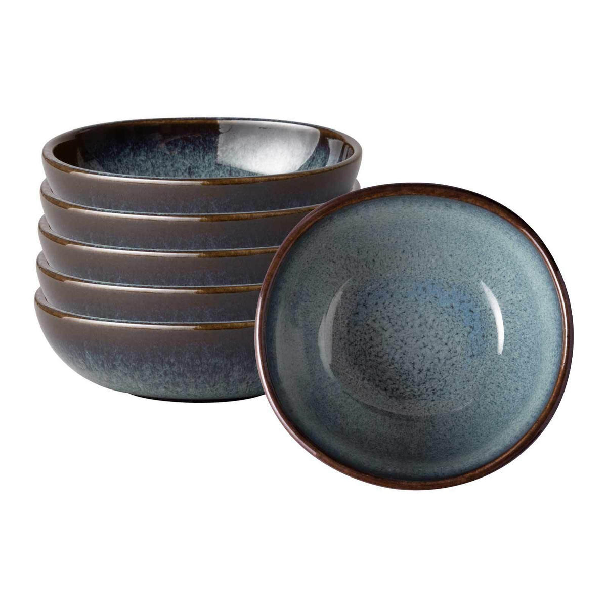 SCHÄLCHEN Lave Gris 11 x 10 cm 6er Set - Grau, Keramik (10.5cm) - like.Villeroy & Boch