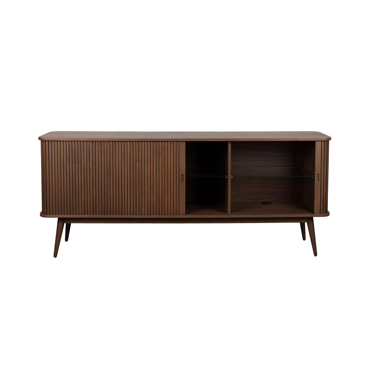 SIDEBOARD Barbier 180 Walnuss Braun - Braun, Holzwerkstoff (180/74.6/40cm) - Zuiver