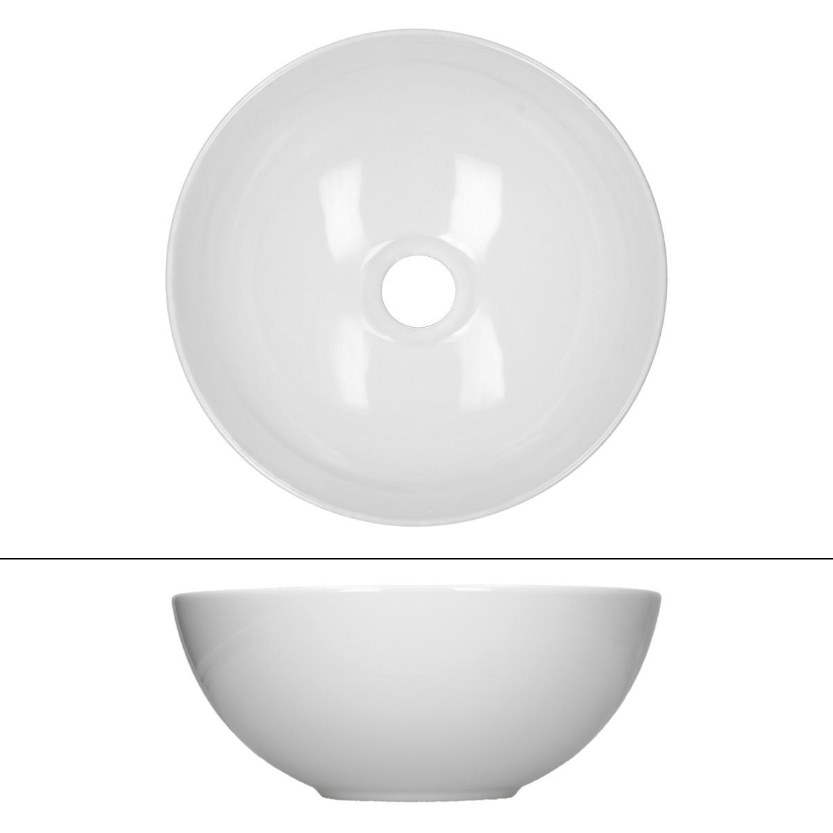 WASCHBECKEN - Weiß, Keramik (32/13.5/32cm) - ECD-Germany