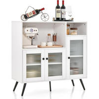 KÜCHENSCHRANK Weiß - Weiß, Holz (40/100/100cm) - COSTWAY