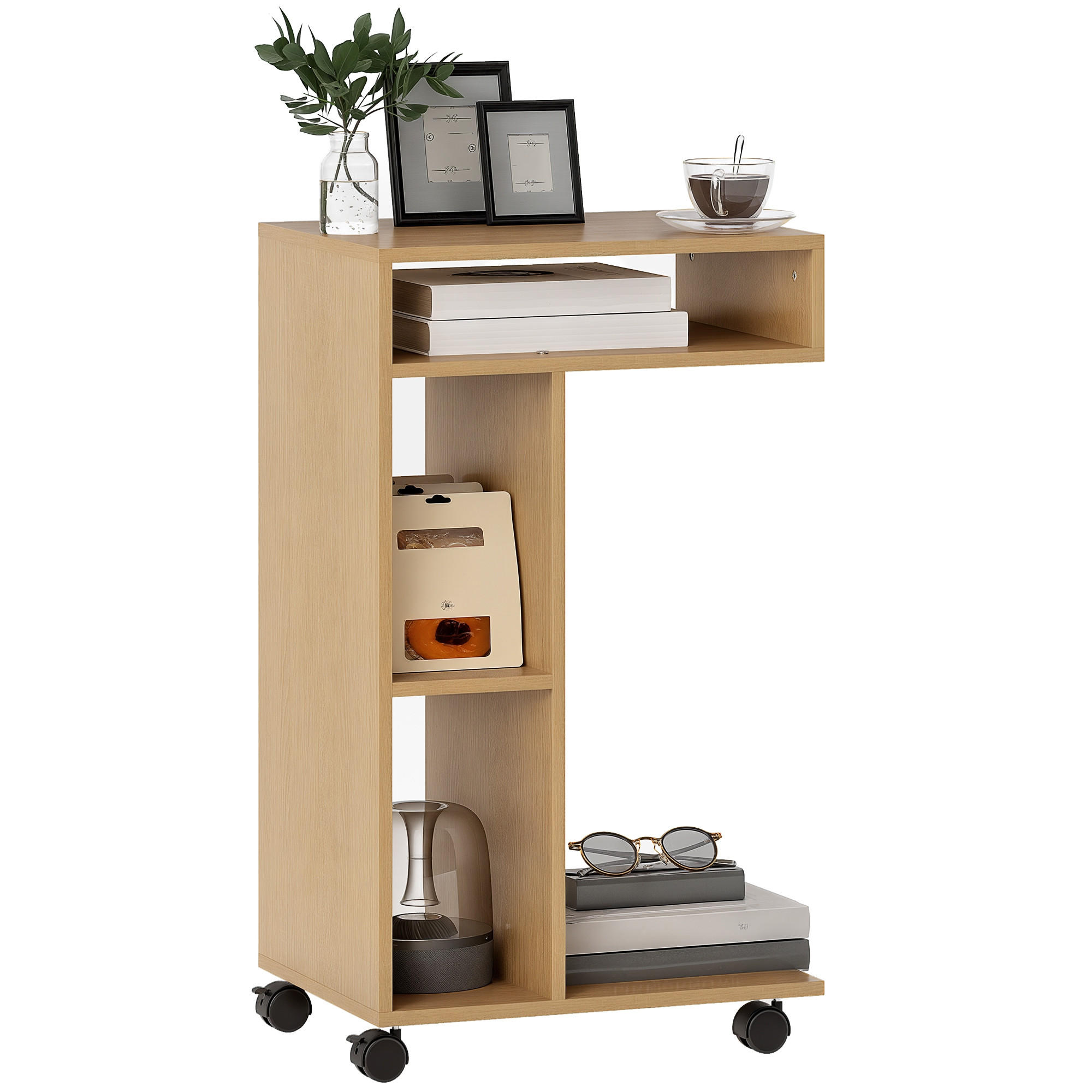 BEISTELLTISCH Beige 1 Stück - Beige, Kunststoff (40/30/69cm) - GiPP