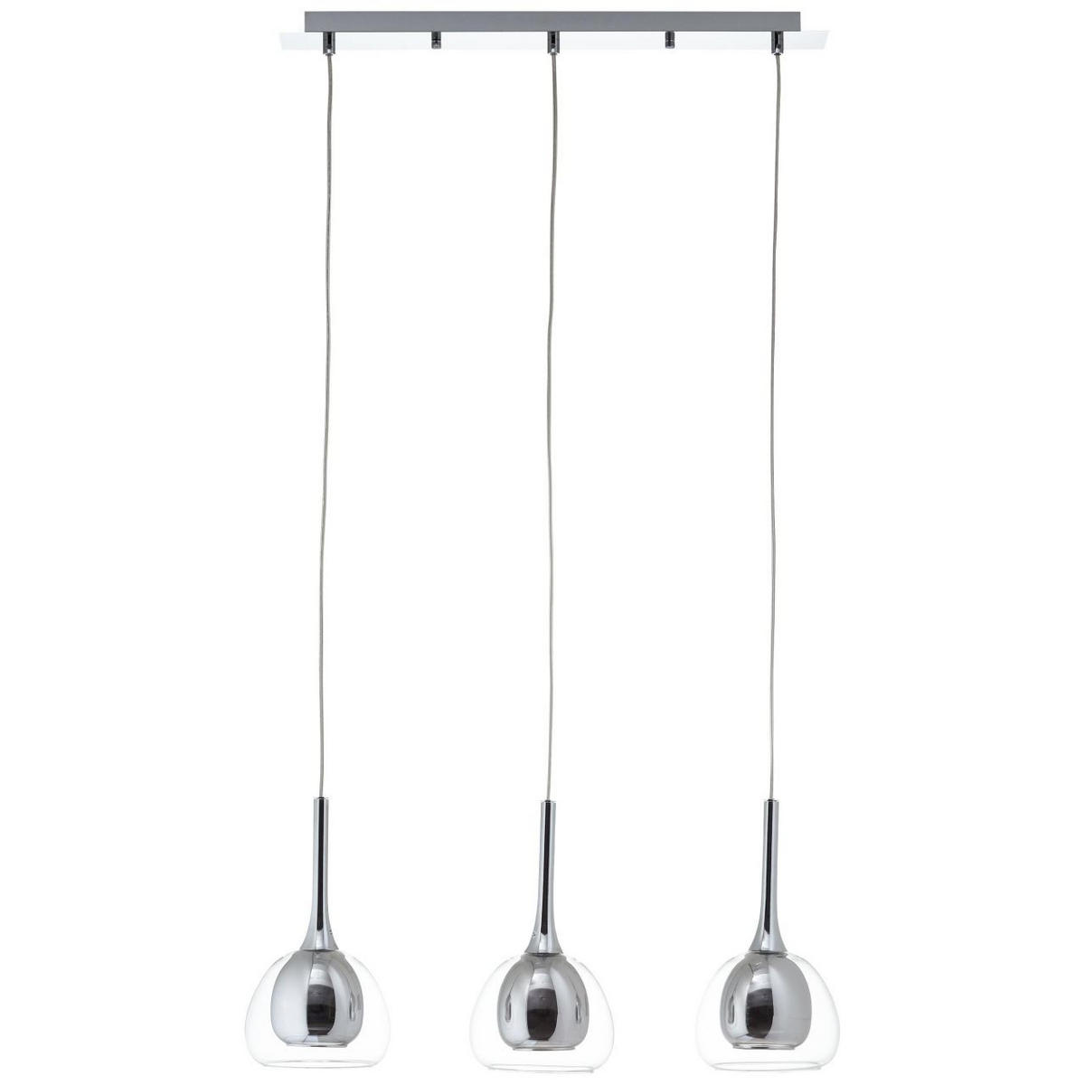 PENDELLEUCHTE Hadan 85573/20 - Chromfarben, Metall (16/66/120cm) - Brilliant