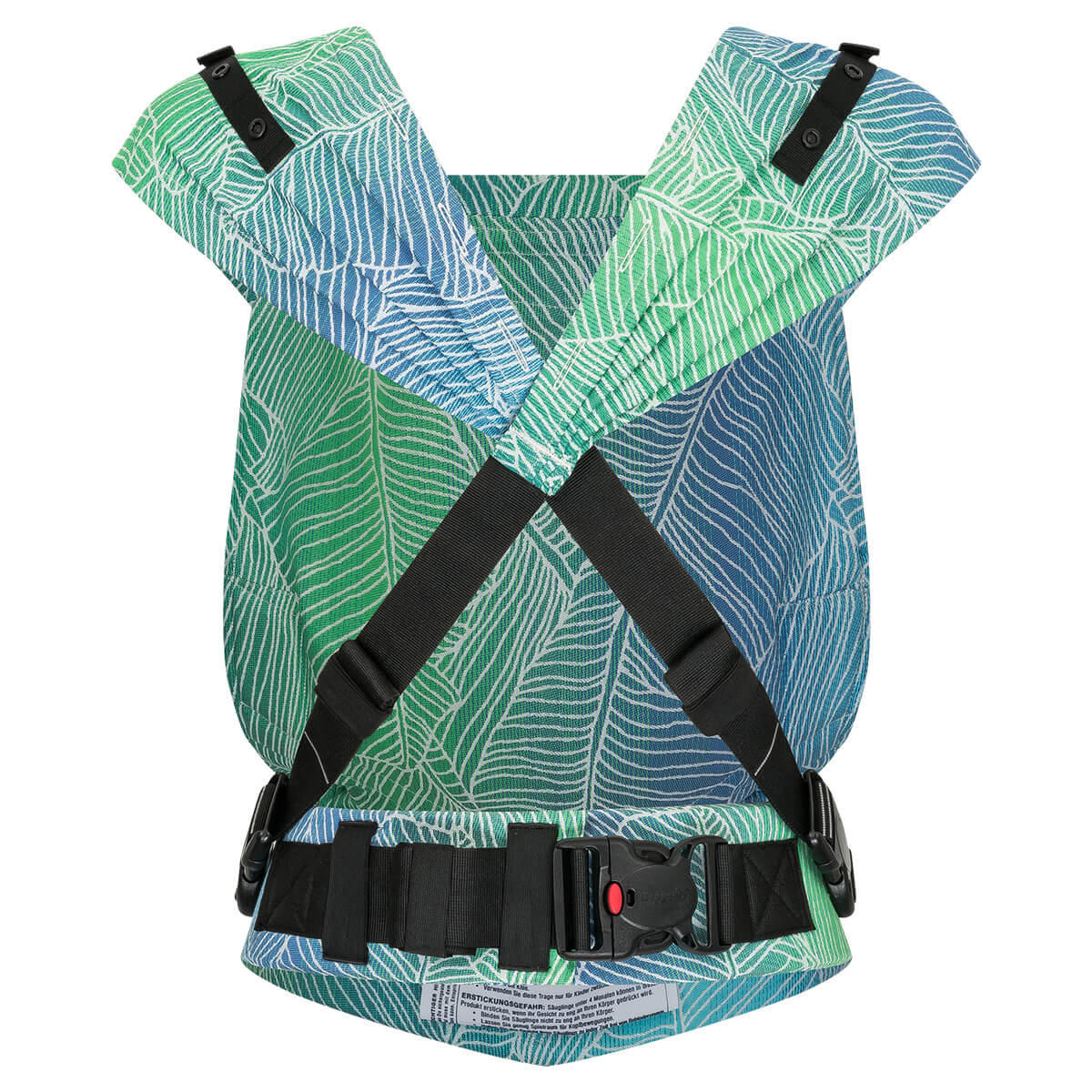 BABYTRAGE Primeo - Blau/Grün, Textil (26.5/7.2/38.5cm) - Hoppediz