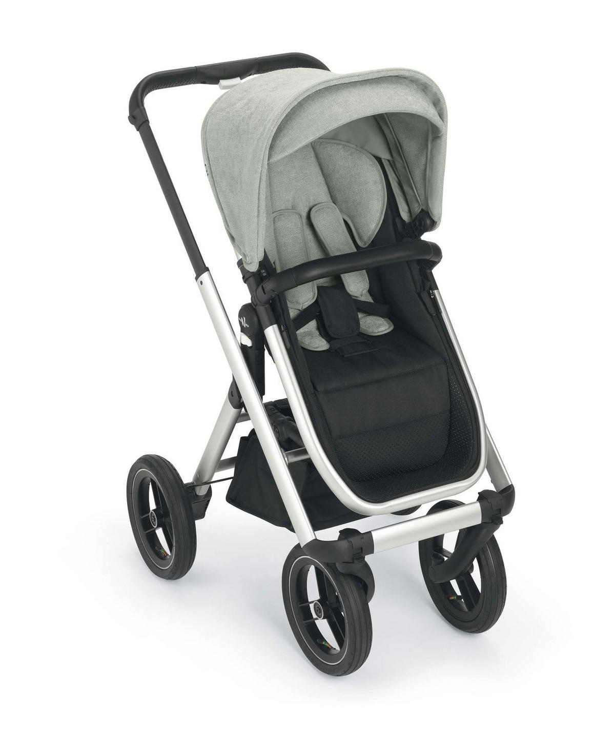 KOMBI-KINDERWAGEN 3-in-1 Puro Solid inkl. Babyschale & Wickeltasche - Grau, Kunststoff (61/94/122cm) - Cam il Mondo del Bambino S.p.A.