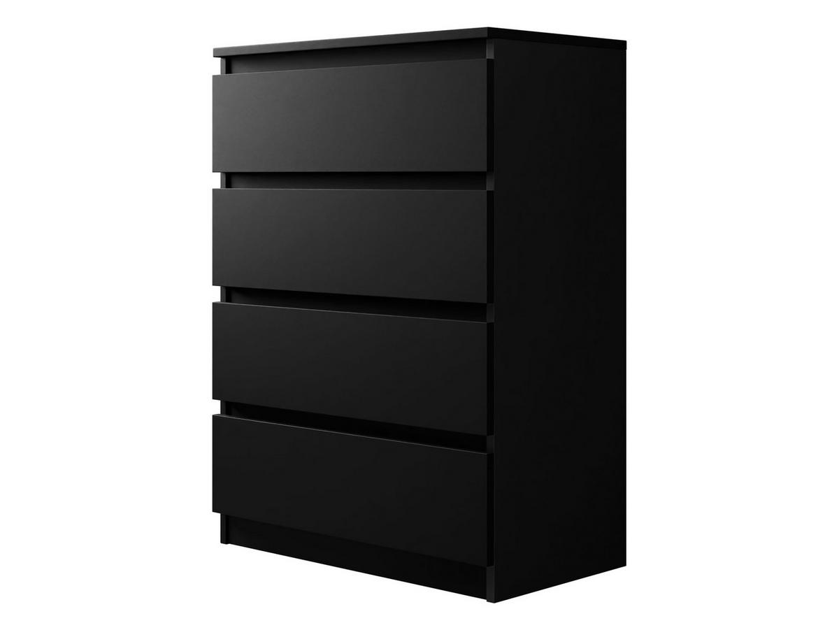 KOMMODE Malwa M4 - Schwarz, Holzwerkstoff (70/100/40cm) - MIRJAN24