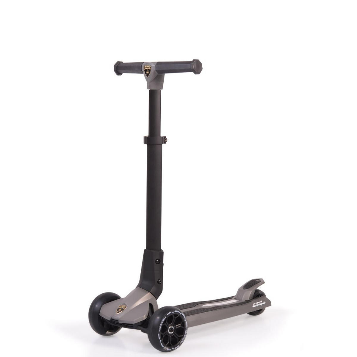 KINDERROLLER Lamborghini grau klappbar PU-Räder ABEC-7 LED-Räder Bremse - Grau, Metall (59/30/82cm)