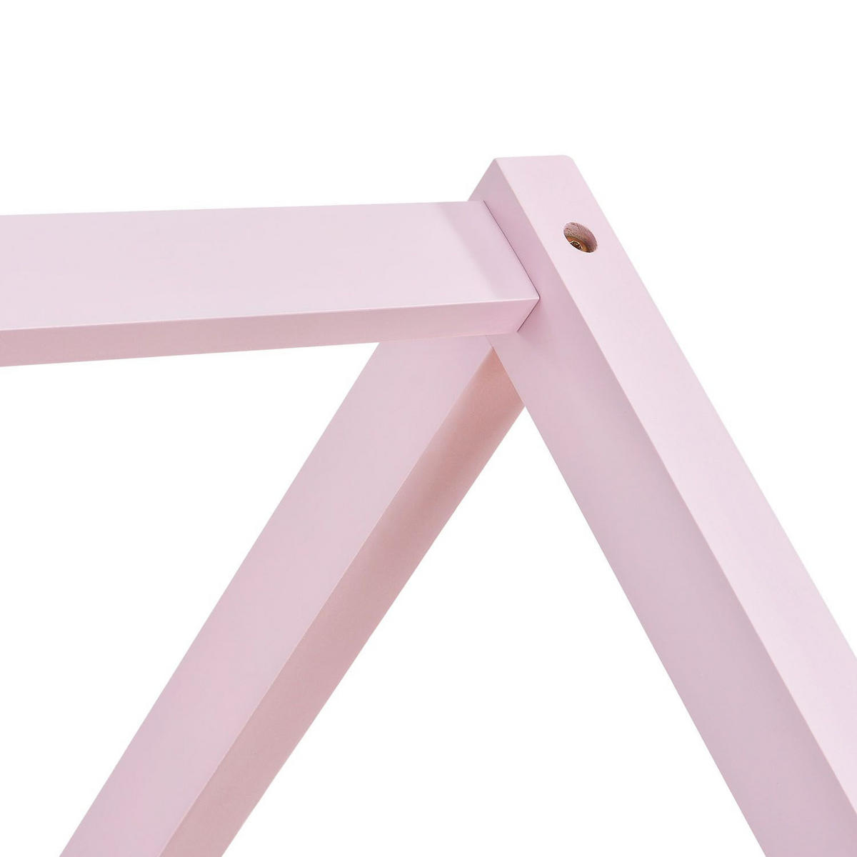 KINDERBETT Marli rosa 80x160 cm - Rosa, Holz (80/160cm) - Juskys