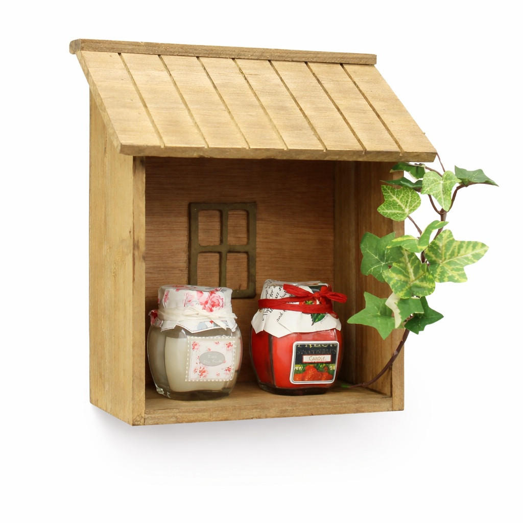 WANDREGAL Holz Braun 20/8/22 cm - Braun, Holz (20/22/8cm) - DanDiBo