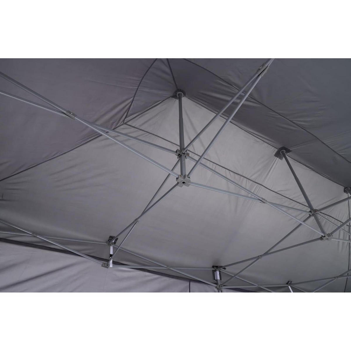 FALTPAVILLON 3x6m schwarz mit 6 Seitenwänden und Rollen-Tasche - Schwarz, Textil (300/330/600cm)