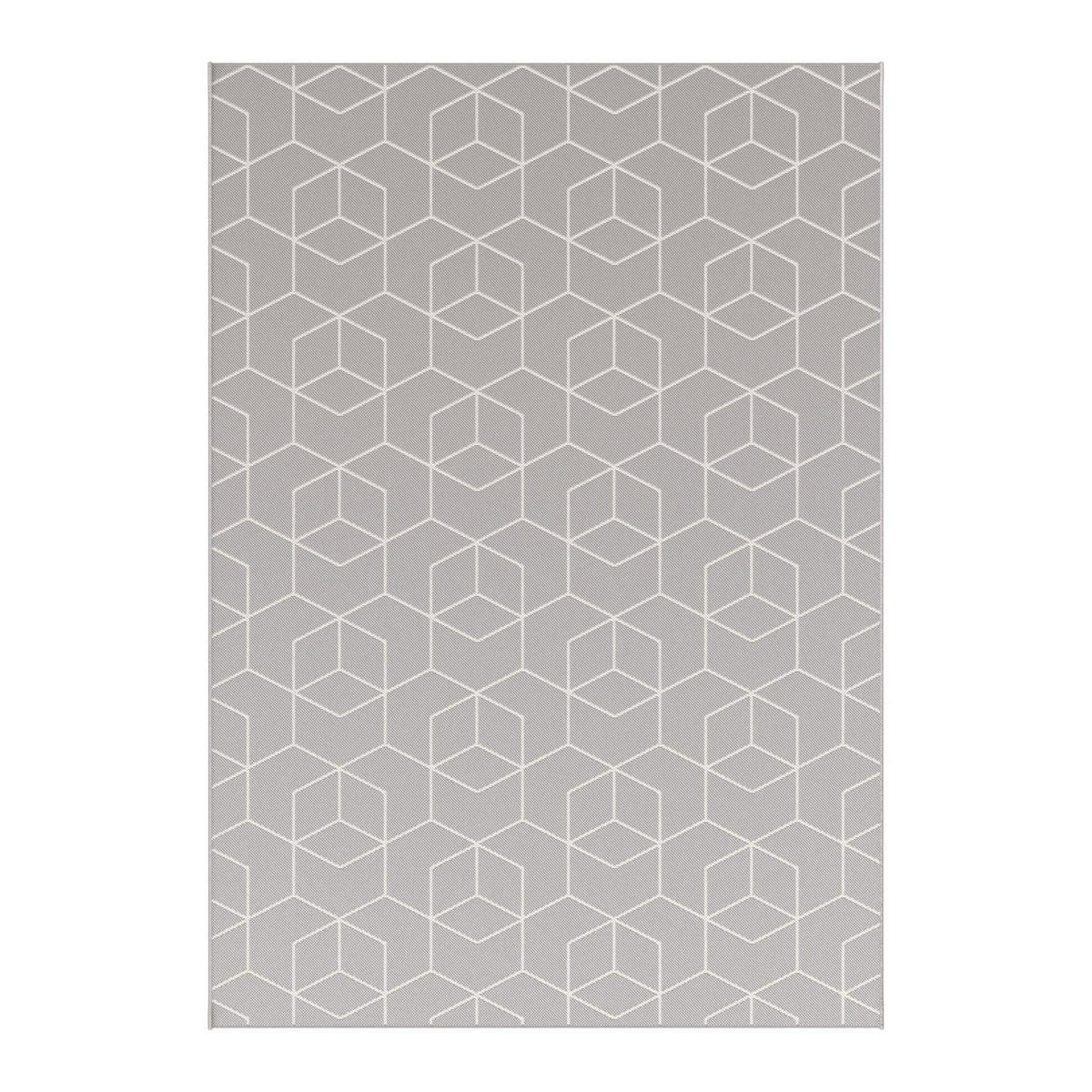 TEPPICH für Innen- und Außenbereiche grau - Grau, Textil (160/230cm) - AFK Living