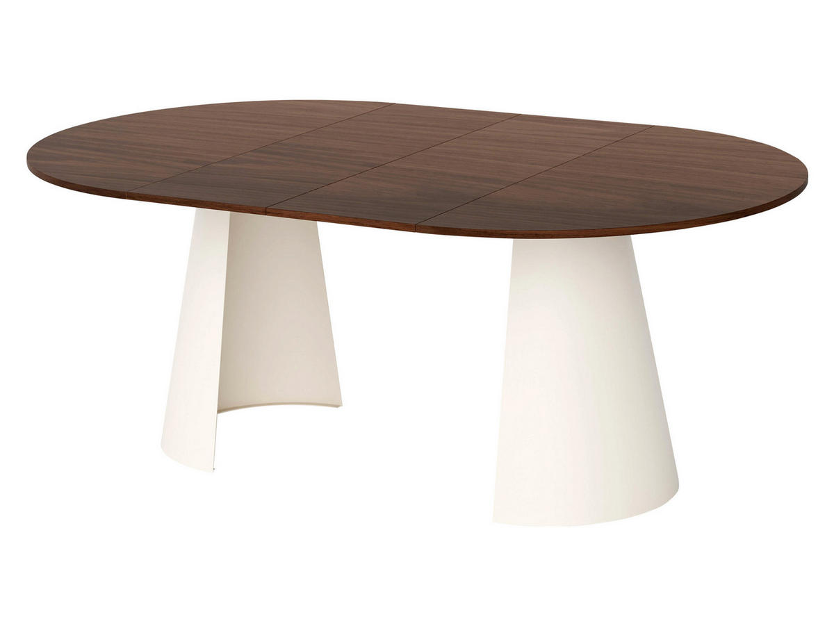 ESSTISCH Calma 120 - Schwarz, Holzwerkstoff/Metall (120/120/76cm) - MIRJAN24