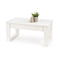 COUCHTISCH Nea weiß 110 / 60 / 52cm - Weiß, Holz/Holzwerkstoff (60/110/52cm) - Feldmann-Wohnen