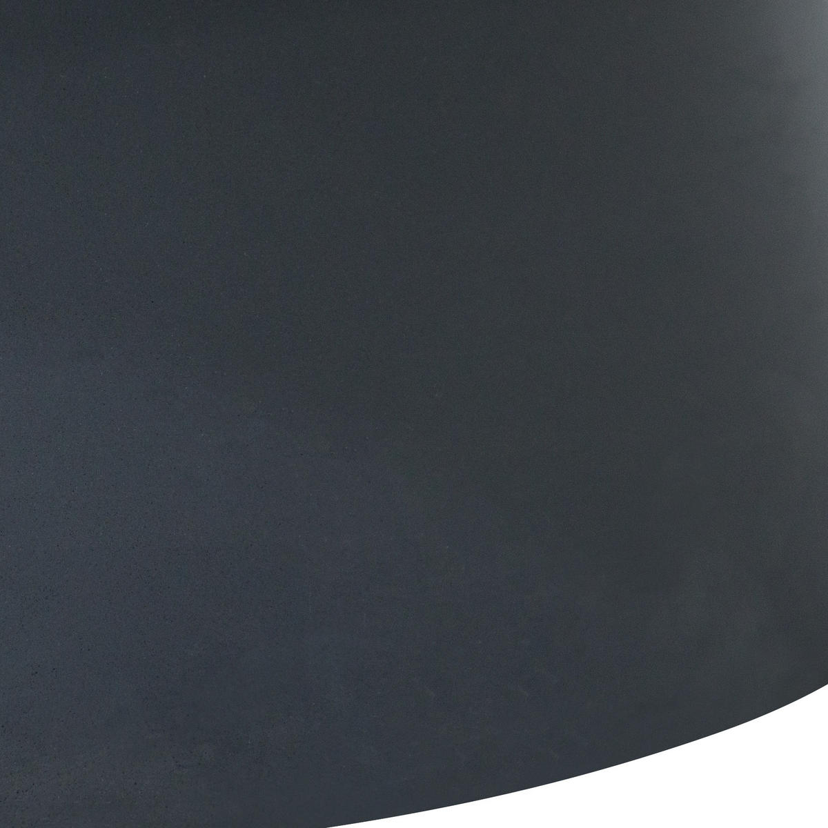 COUCHTISCH KYLIX Mittel Beton Optik 86 x 86 x 35 cm - Schwarz, Naturmaterialien (86/86/35cm) - Elementi