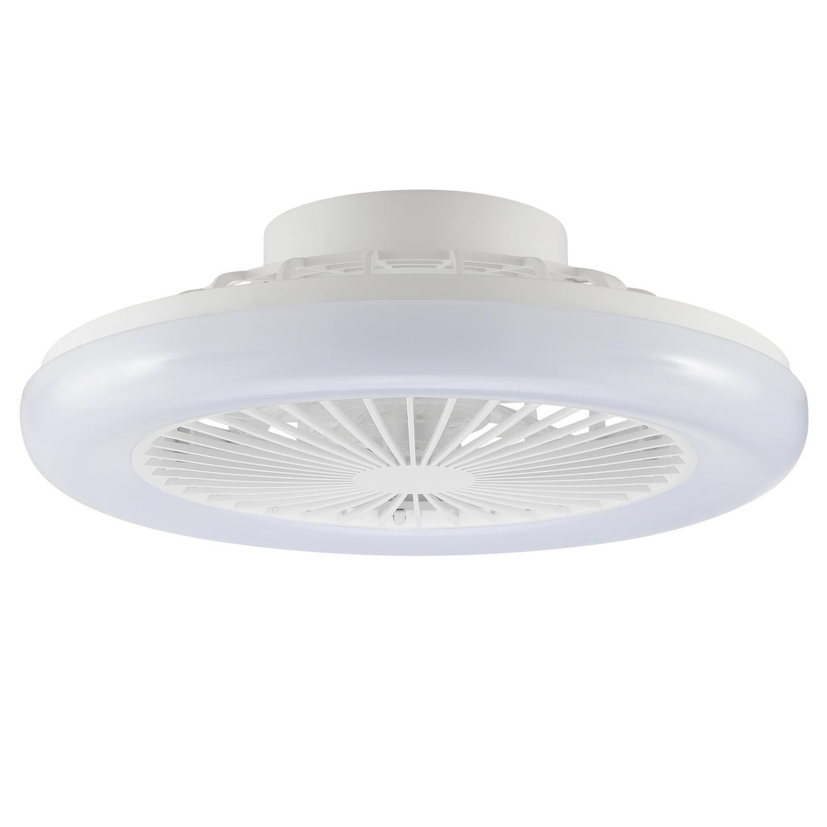 LED DECKENLEUCHTE Montero Weiß 42/42/13,7 cm - Weiß, Metall (42/42/13.7cm) - Brilliant