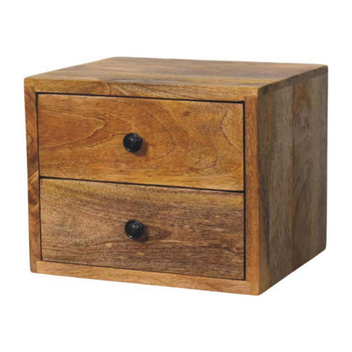 SKŘÍŇ Quad - hnědá, dřevo (30/24/25cm) - Artisan Furniture