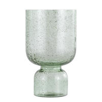 WINDLICHT Laurynn Grün 18/18/30cm - Grün, Glas (18/30/18cm) - PTMD Collection